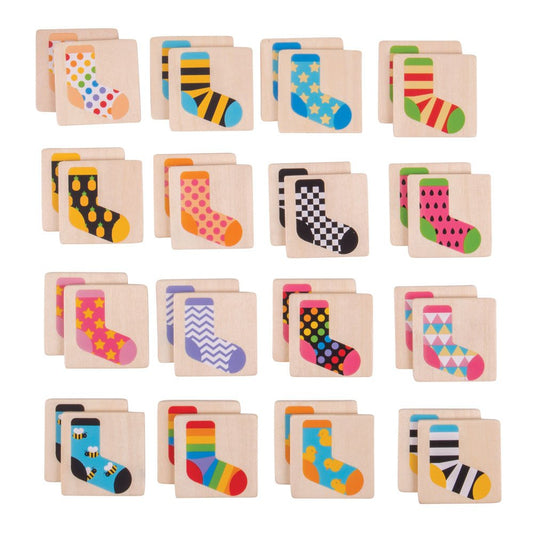 Sock Memory Game - Toby Tiger