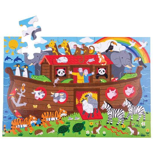 Noah's Ark Floor Puzzle (48 piece) - Toby Tiger UK