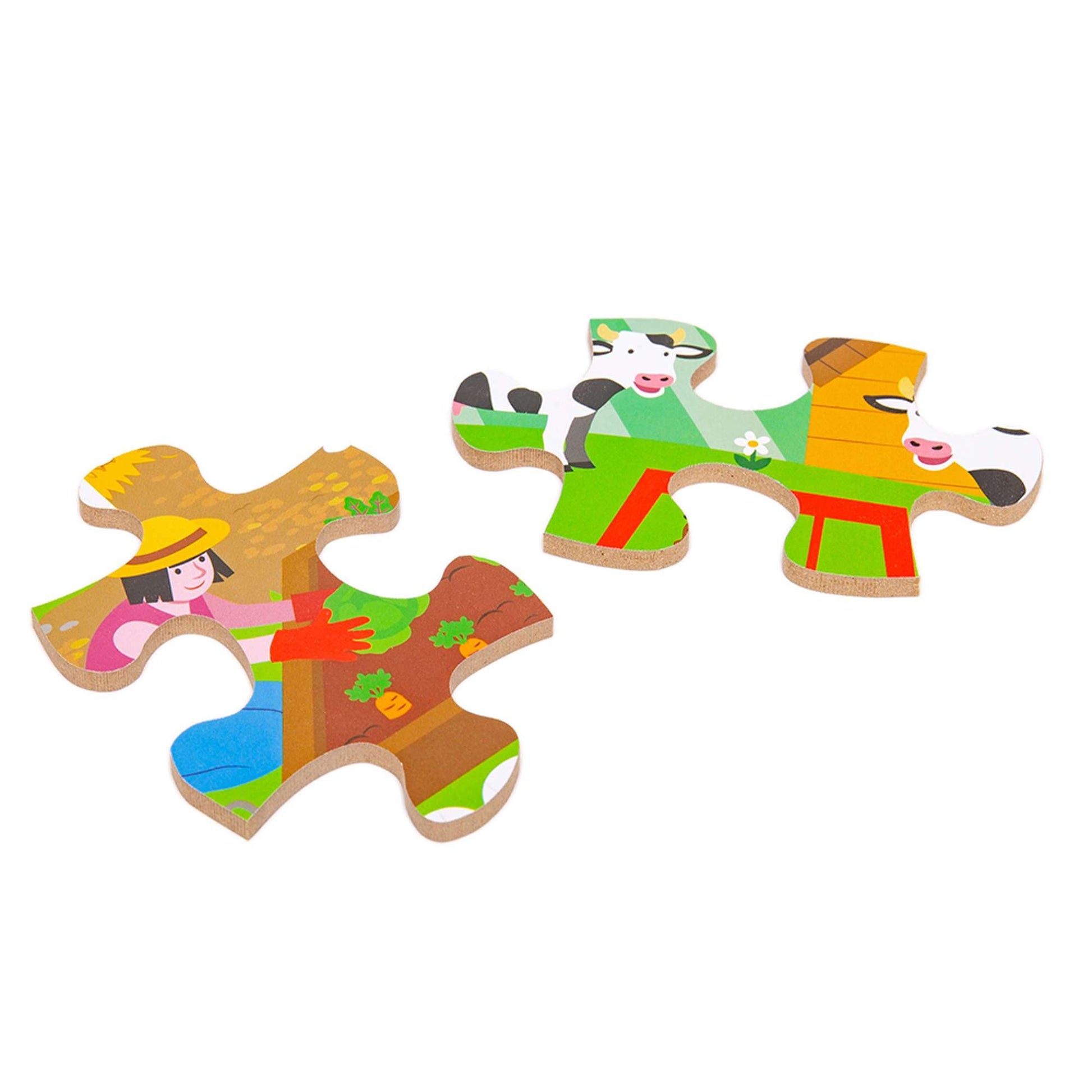Farmyard Floor Puzzle (48 piece) - Toby Tiger UK