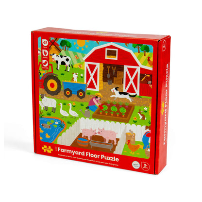 Farmyard Floor Puzzle (48 piece) - Toby Tiger UK