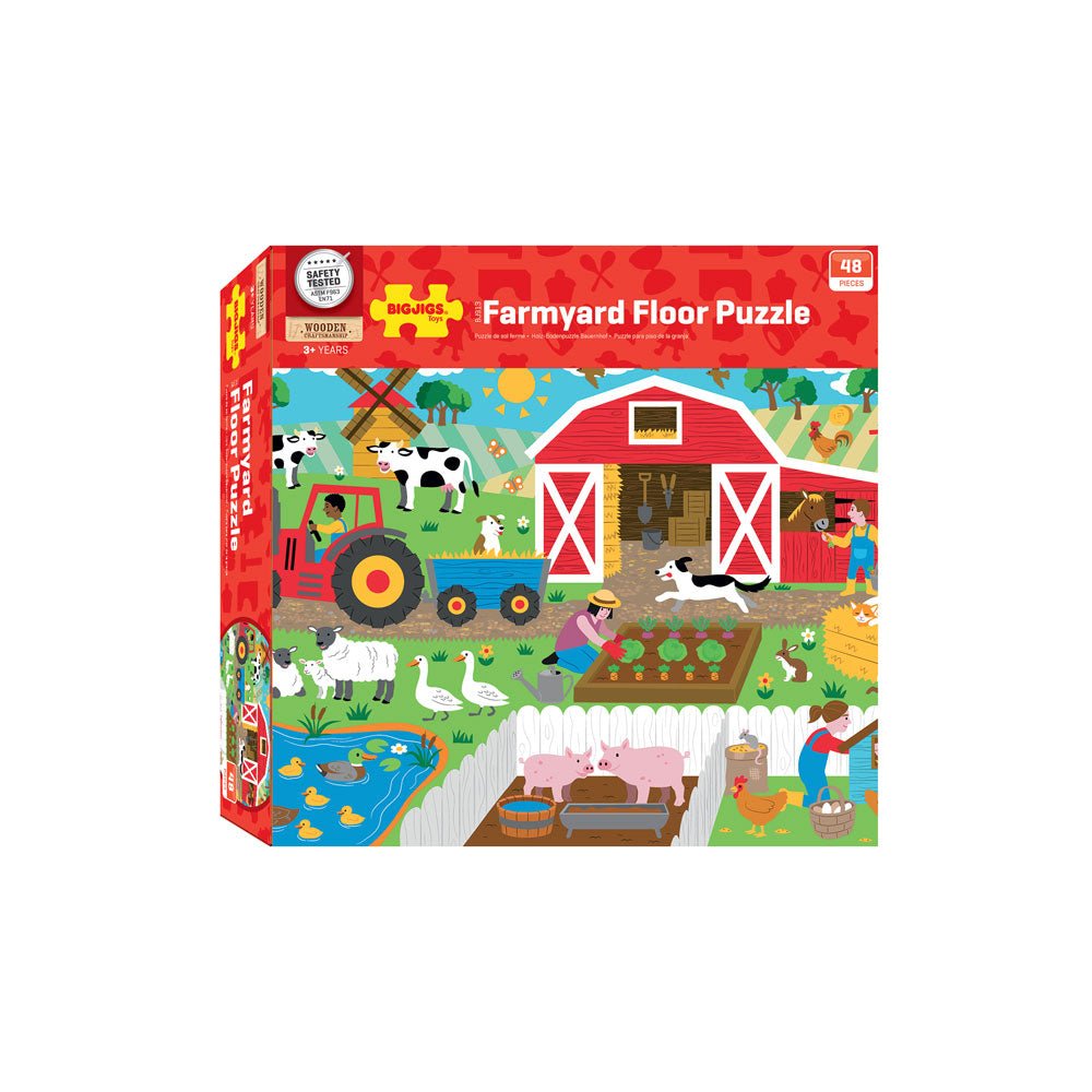 Farmyard Floor Puzzle (48 piece) - Toby Tiger