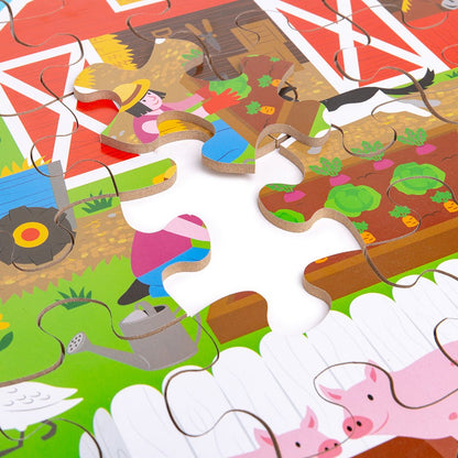 Farmyard Floor Puzzle (48 piece) - Toby Tiger