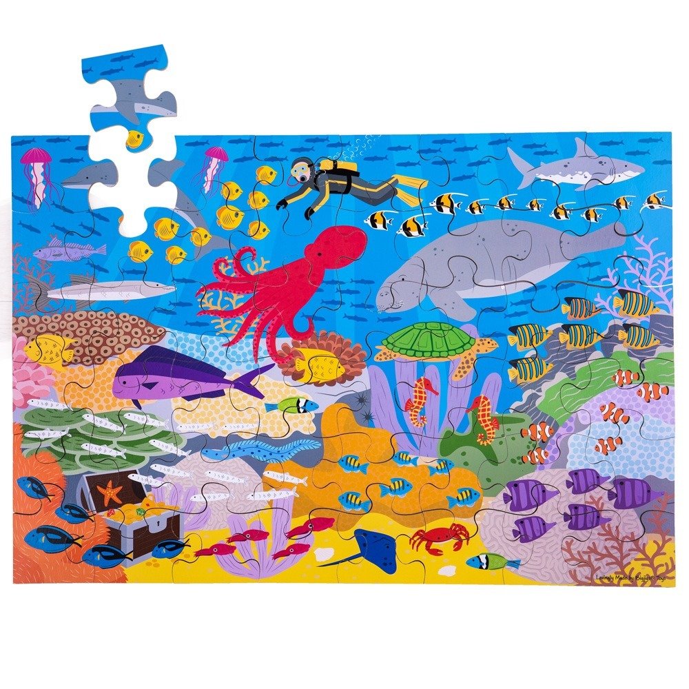 Under the Sea Floor Puzzle (48 piece) - Toby Tiger