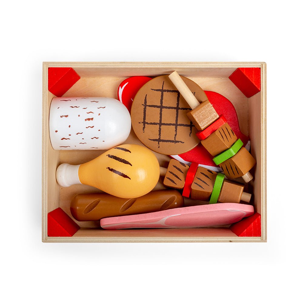 Meat & Fish Crate Set (Wooden Toy) - Toby Tiger