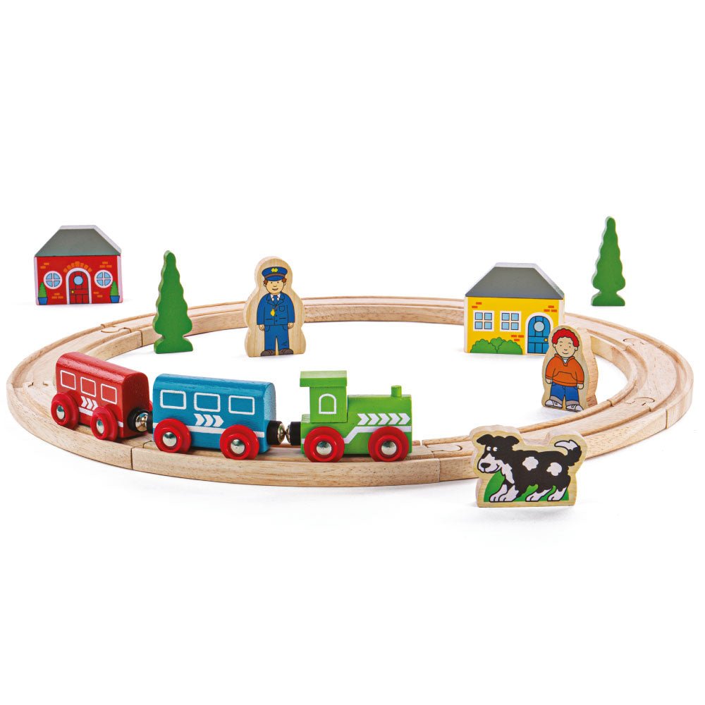 My First Train Set - Wooden Toy - Toby Tiger