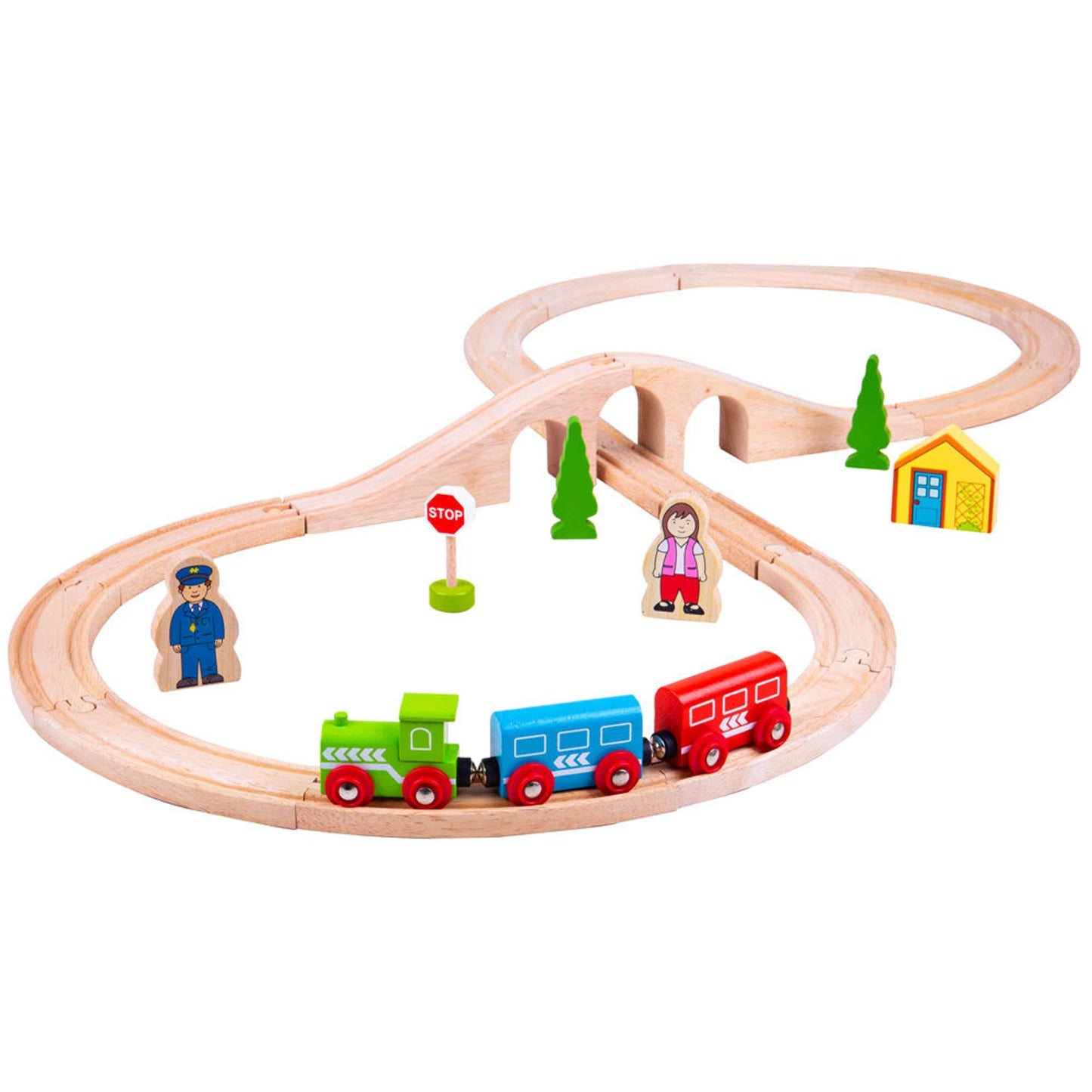 Figure of Eight Train Set - Toby Tiger
