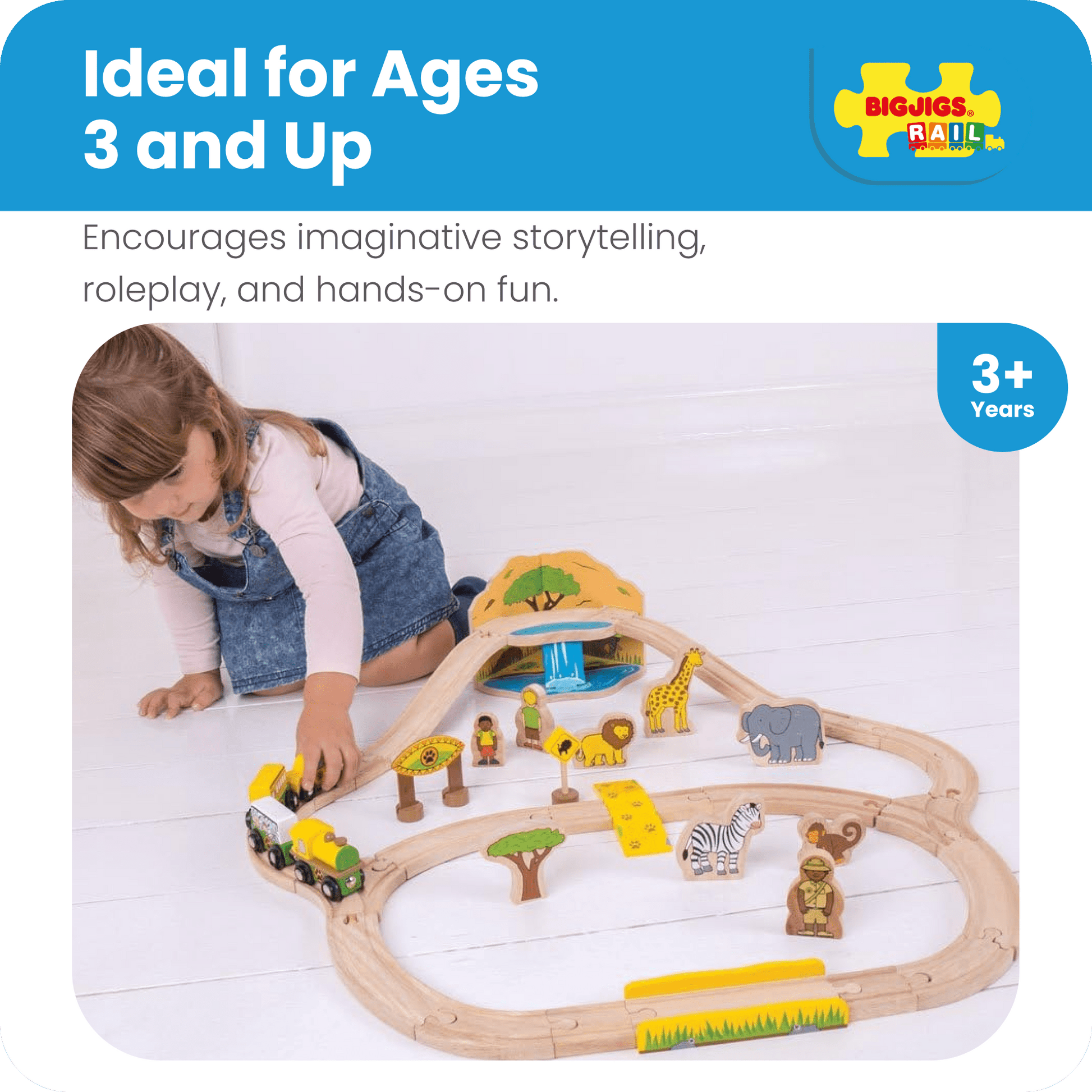 Safari Train Set - Toby Tiger