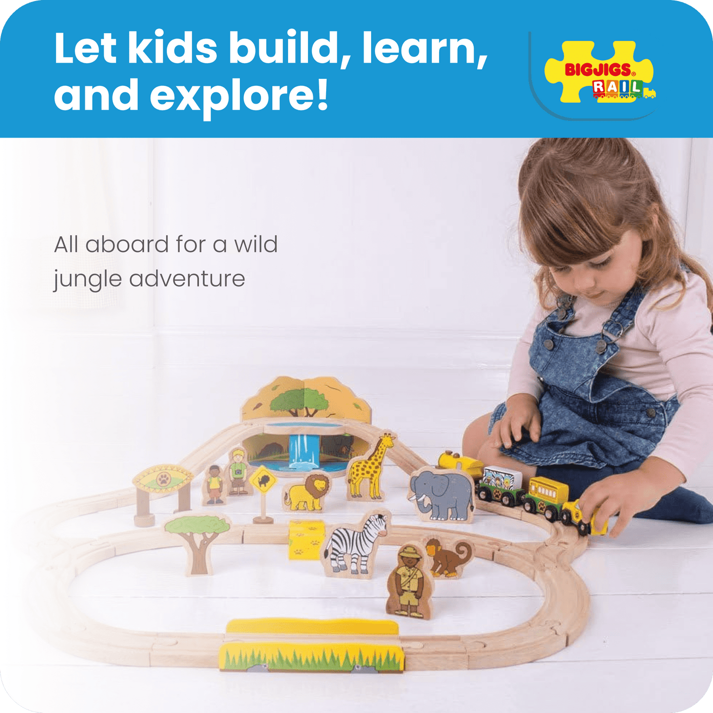 Safari Train Set - Toby Tiger