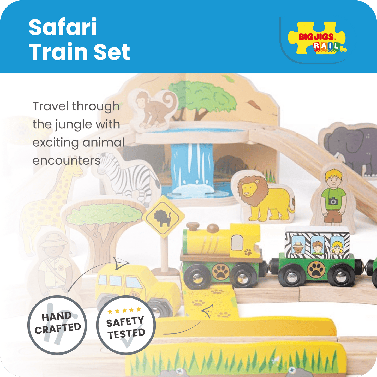 Safari Train Set - Toby Tiger