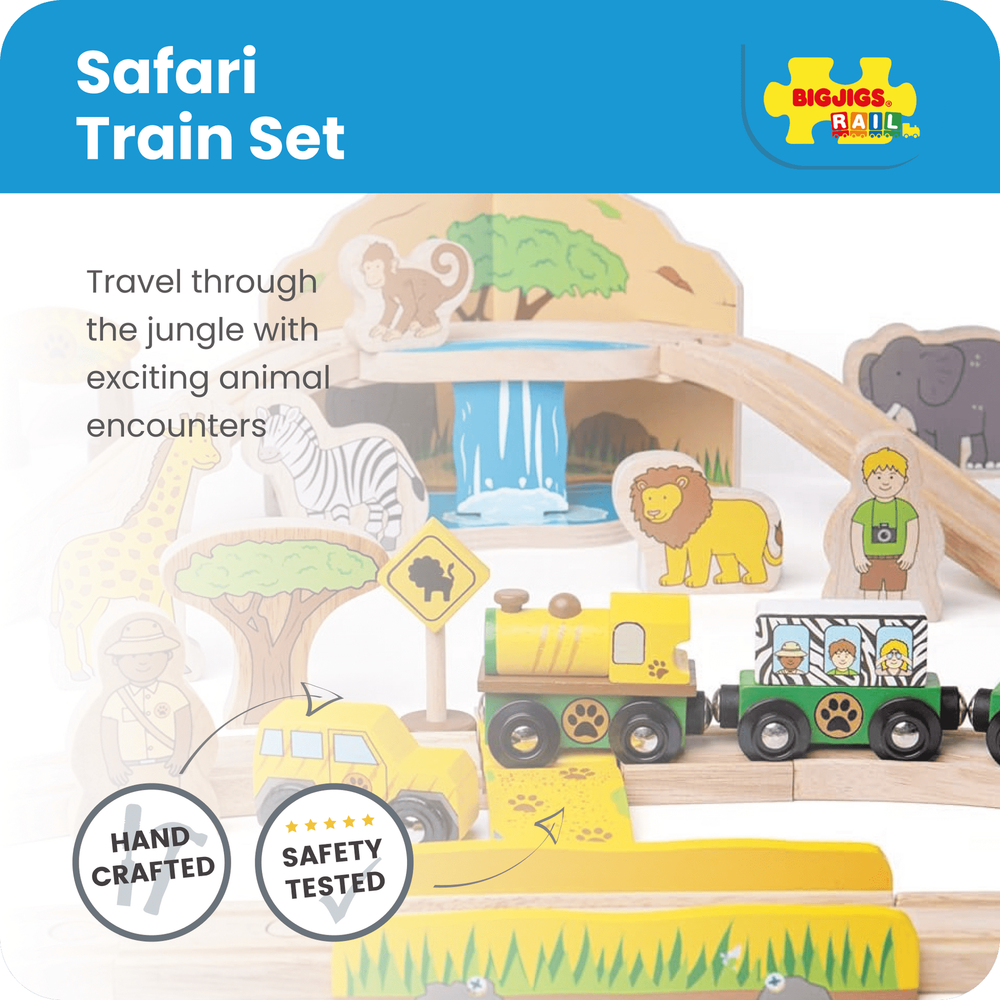 Safari Train Set - Toby Tiger