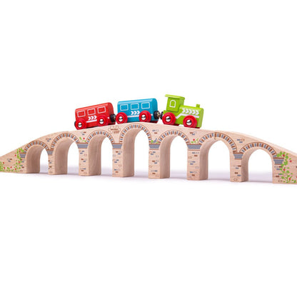 Railway Viaduct - Wooden Train Accessory - Toby Tiger