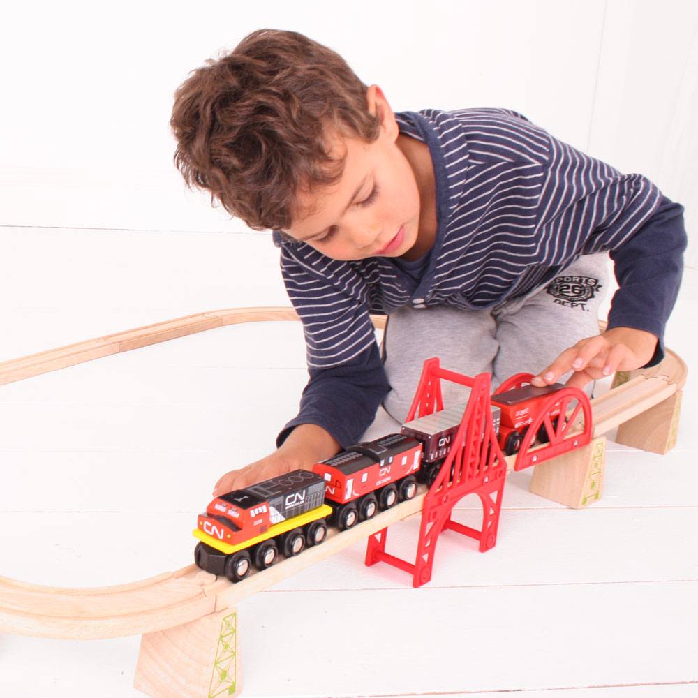CN Train - Wooden Train Toy - Toby Tiger