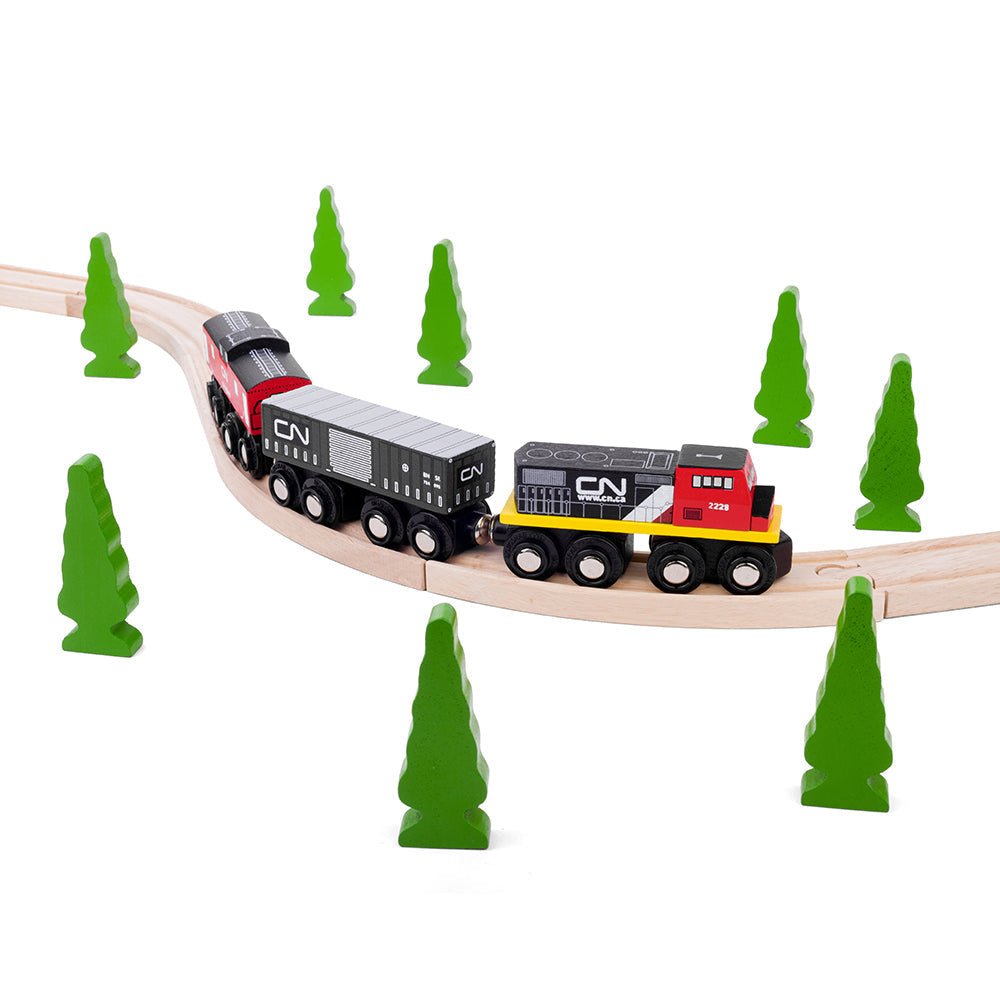 CN Train - Wooden Train Toy - Toby Tiger