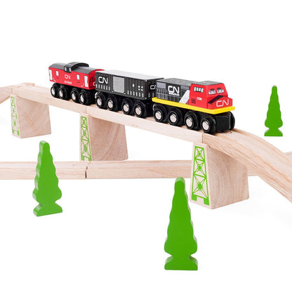 CN Train - Wooden Train Toy - Toby Tiger