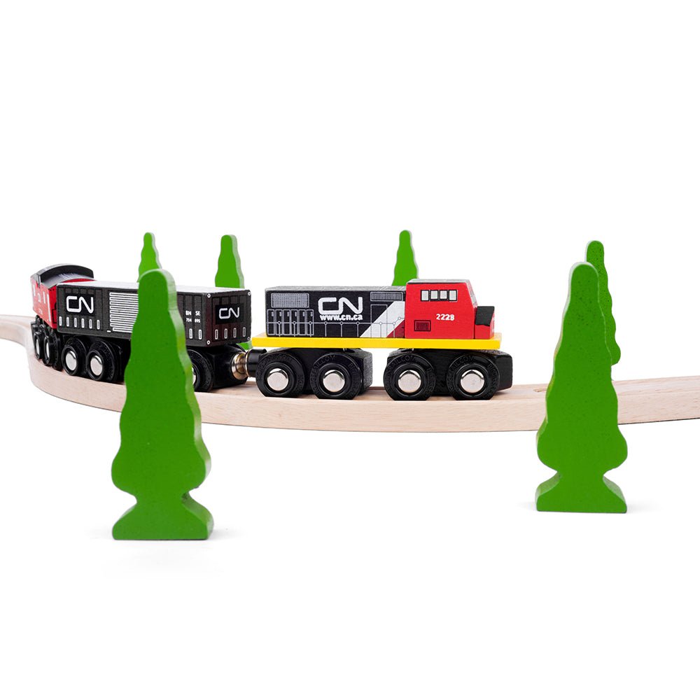 CN Train - Wooden Train Toy - Toby Tiger
