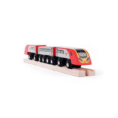 Virgin Train Pendolino - Wooden Toy - Toby Tiger