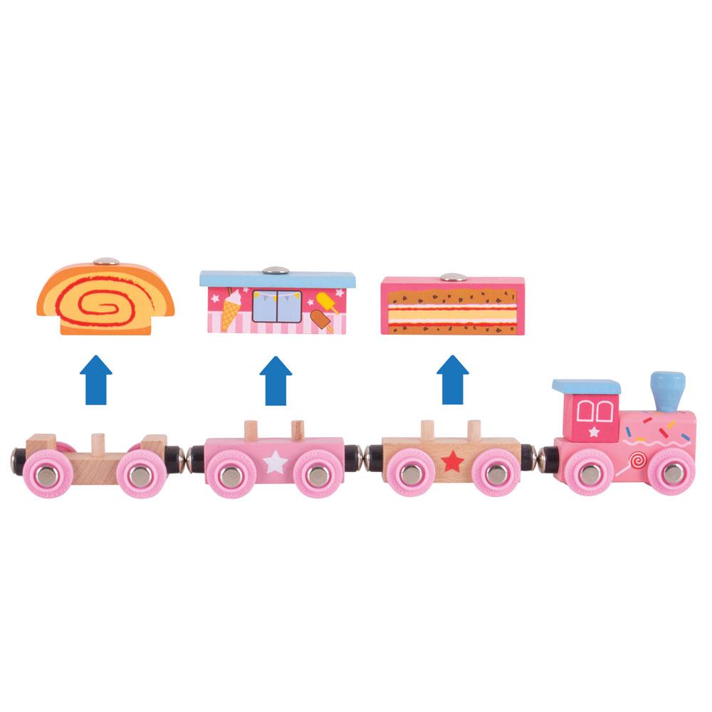 Sweetland Express - Wooden Toy Train - Toby Tiger