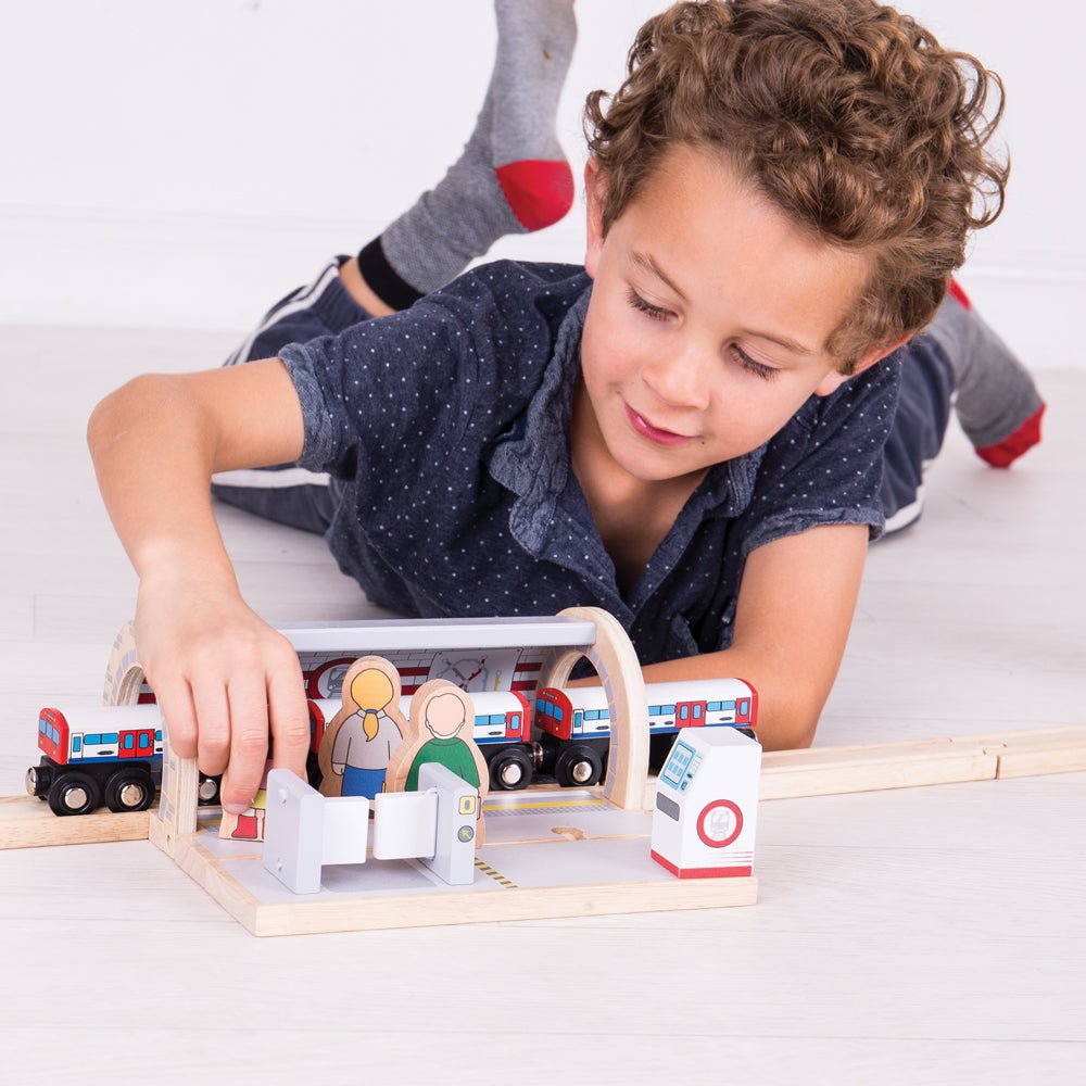 Underground Train - Wooden Toy - Toby Tiger