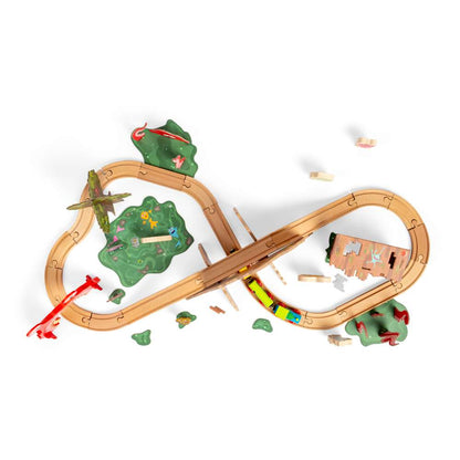 Monster Train Set - Wooden Toy - Toby Tiger