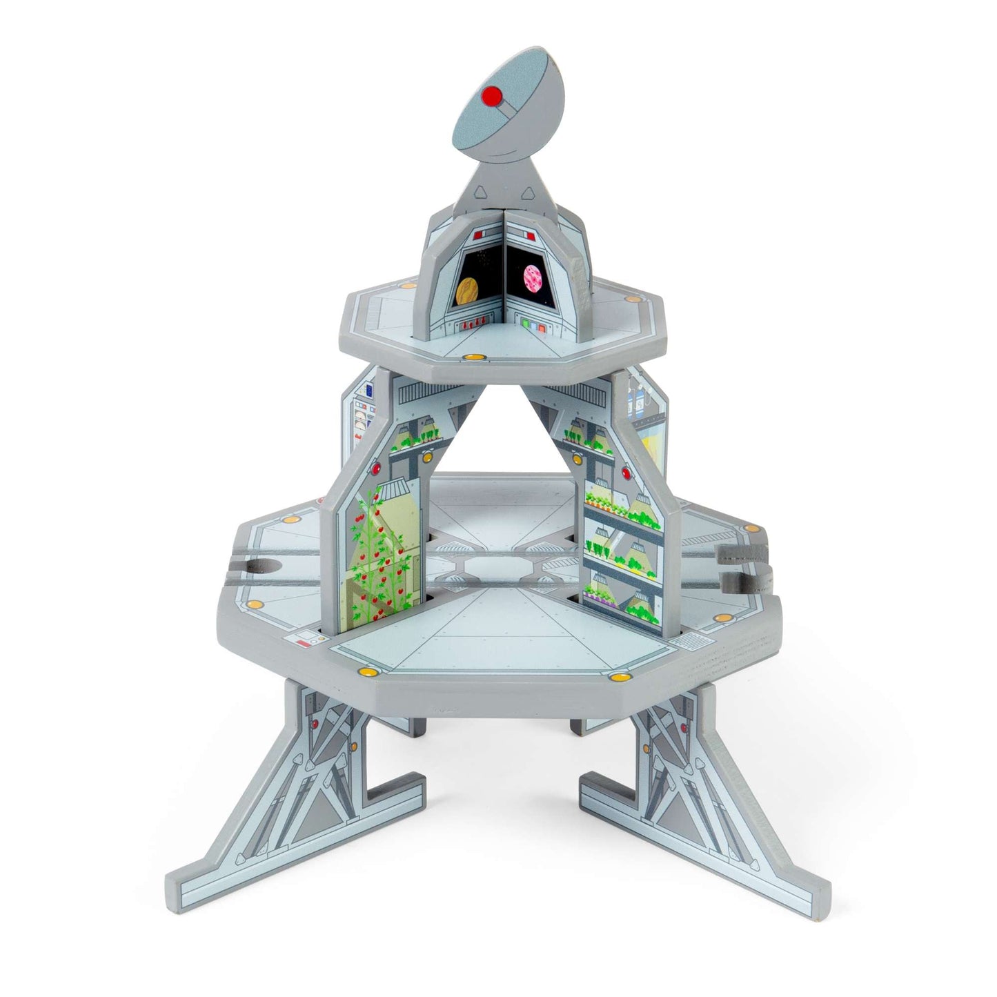 Space Train Set - 40 Pieces - Toby Tiger