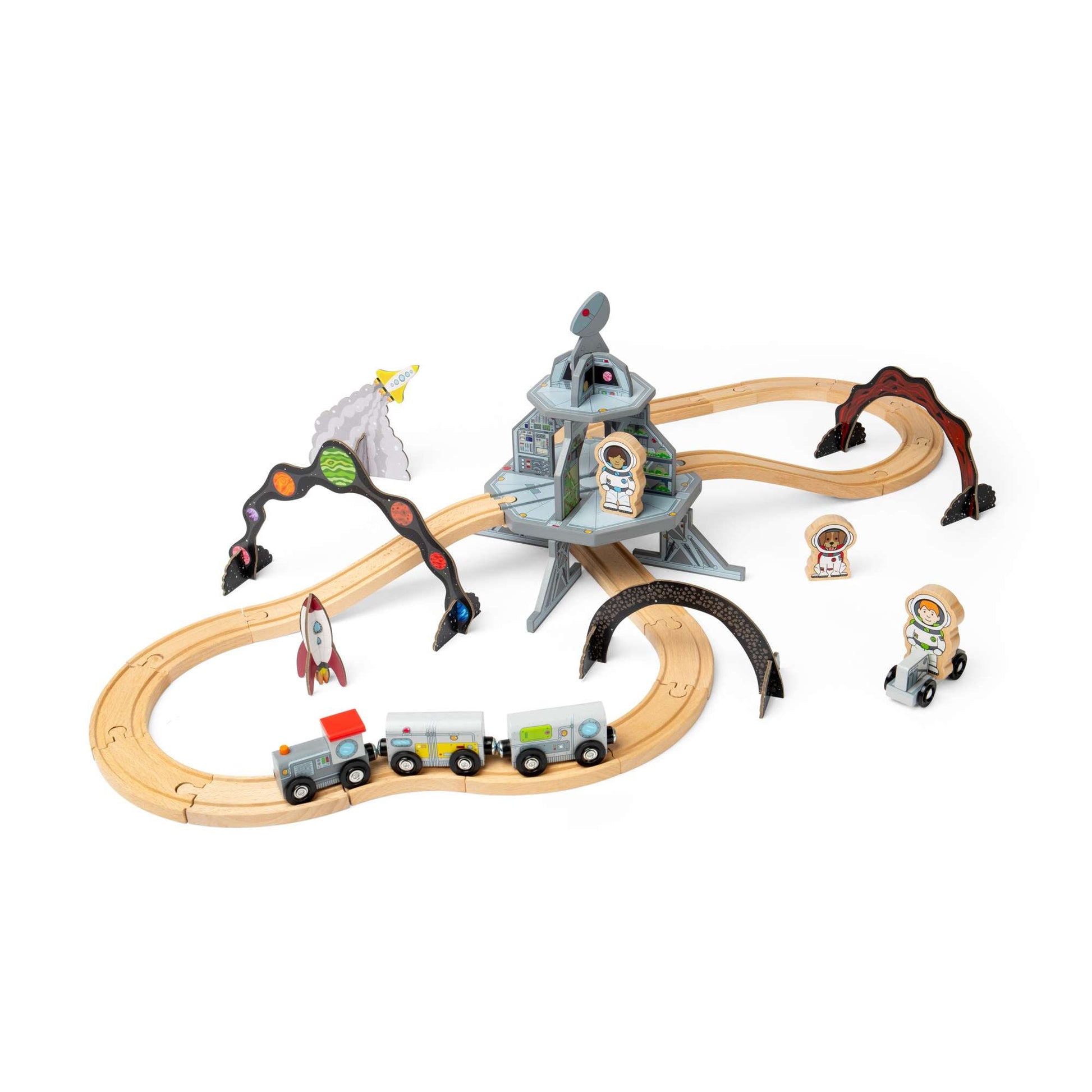 Space Train Set - 40 Pieces - Toby Tiger
