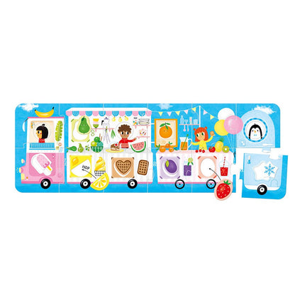 Banana Panda Make-a-Match Food Truck Puzzle - Toby Tiger