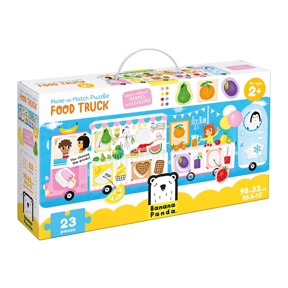Banana Panda Make-a-Match Food Truck Puzzle - Toby Tiger