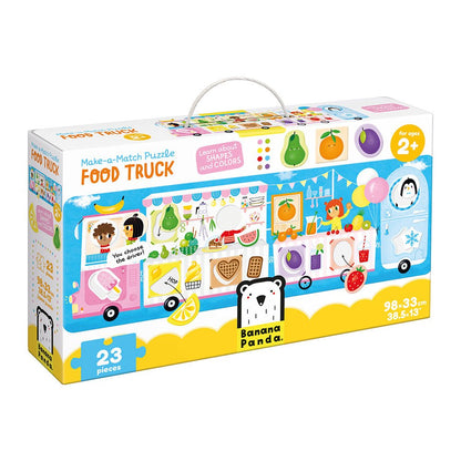 Banana Panda Make-a-Match Food Truck Puzzle - Toby Tiger