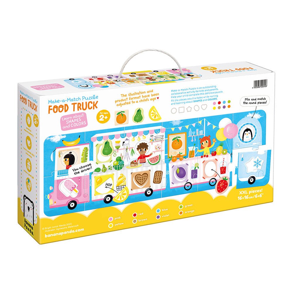 Banana Panda Make-a-Match Food Truck Puzzle - Toby Tiger