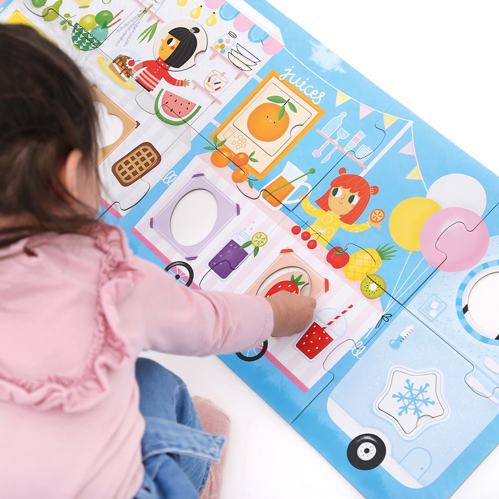 Banana Panda Make-a-Match Food Truck Puzzle - Toby Tiger