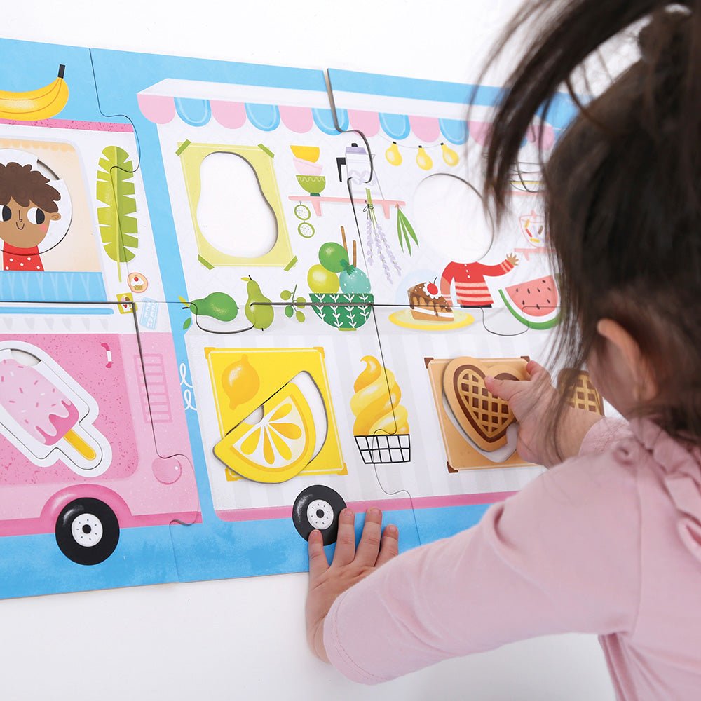 Banana Panda Make-a-Match Food Truck Puzzle - Toby Tiger