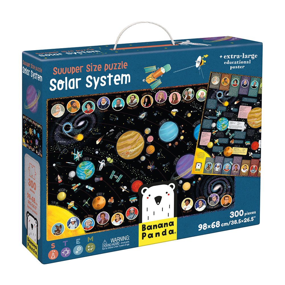 Banana Panda Suuuper Size Puzzle Solar System - Toby Tiger