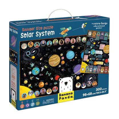 Banana Panda Suuuper Size Puzzle Solar System - Toby Tiger