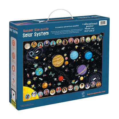 Banana Panda Suuuper Size Puzzle Solar System - Toby Tiger