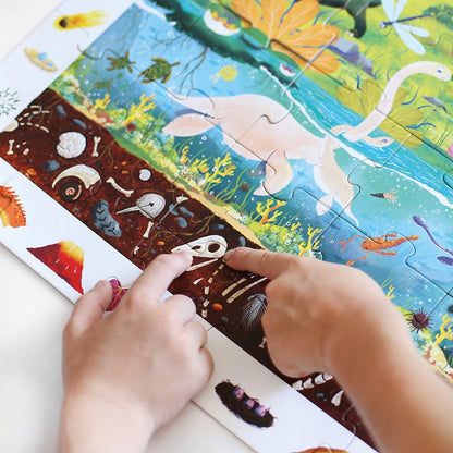 Banana Panda Observation Puzzle Dinosaurs - Toby Tiger