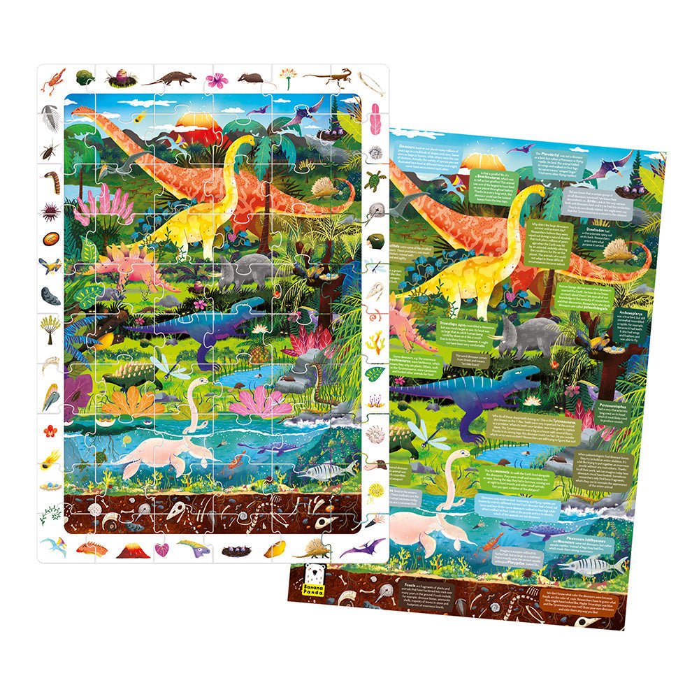 Banana Panda Observation Puzzle Dinosaurs - Toby Tiger