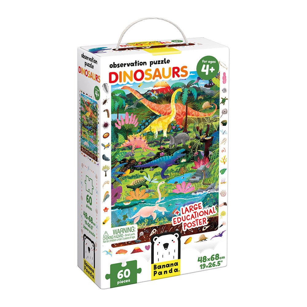 Banana Panda Observation Puzzle Dinosaurs - Toby Tiger
