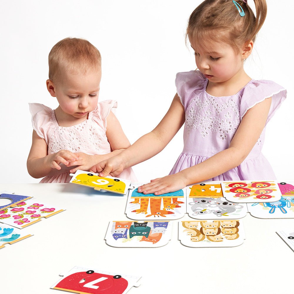 Banana Panda Make-a-Match Number Train Puzzle - Toby Tiger