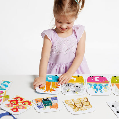 Banana Panda Make-a-Match Number Train Puzzle - Toby Tiger