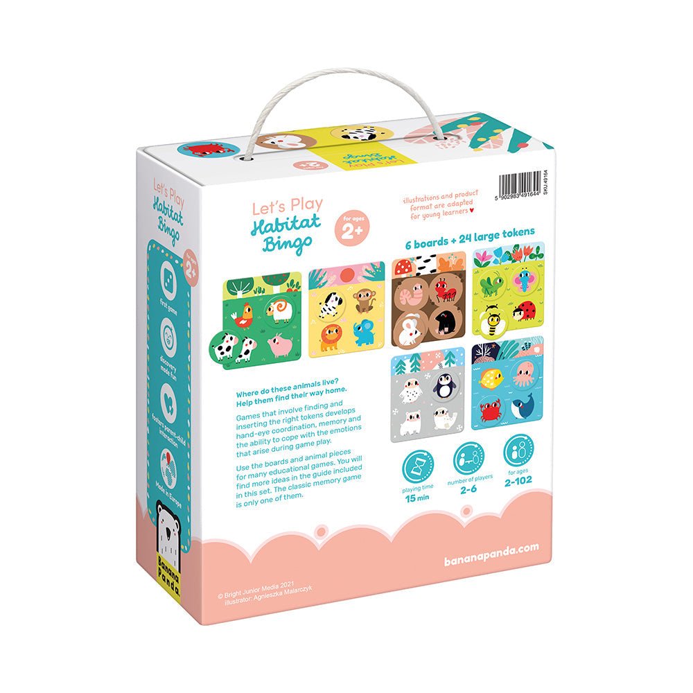 Banana Panda Habitat Bingo Game - Toby Tiger