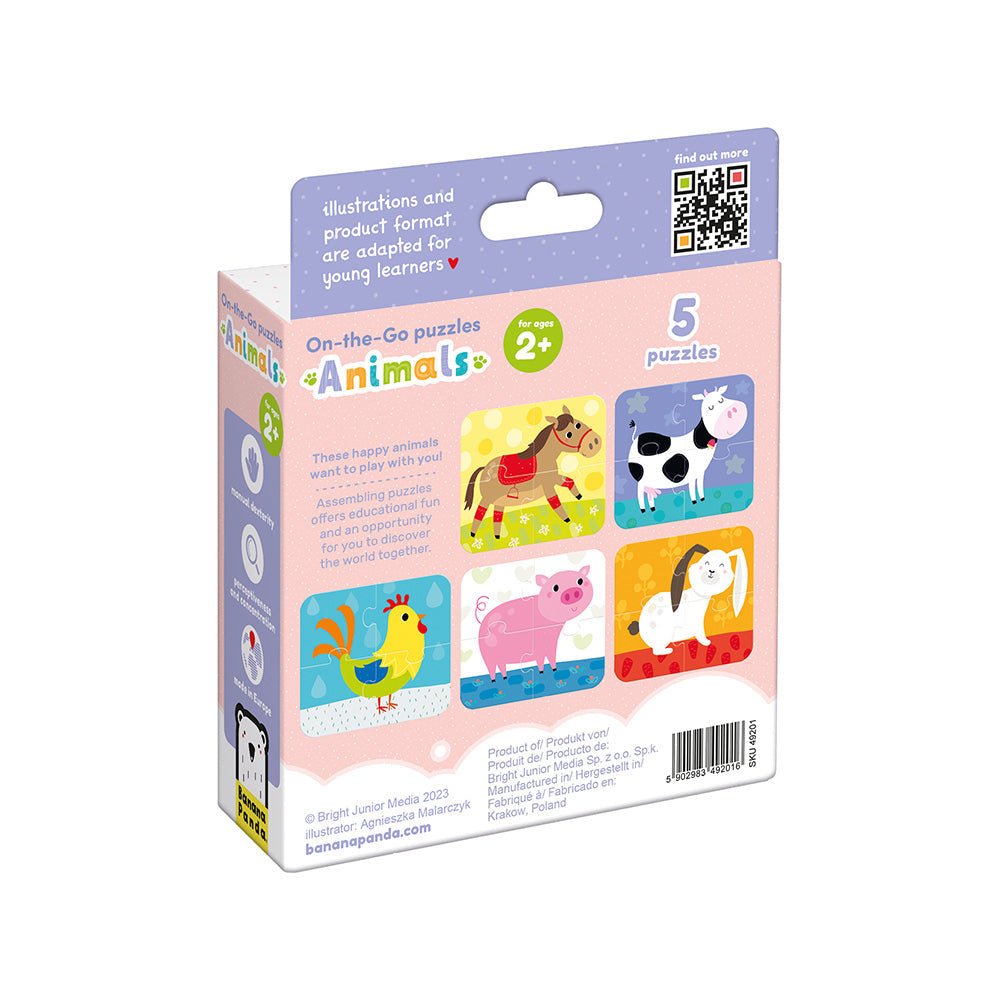 Banana Panda On-the-Go Animal Puzzle - Toby Tiger