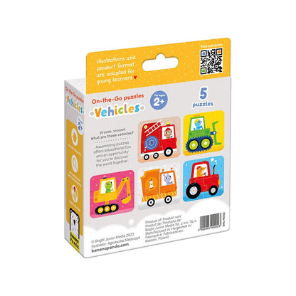 Banana Panda On-the-Go Puzzles Vehicles - Toby Tiger