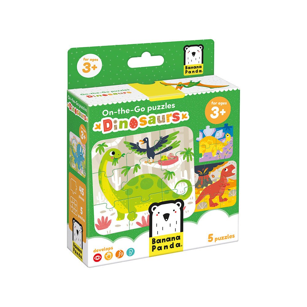 Banana Panda On-the-Go Dinosaur Puzzle - Toby Tiger