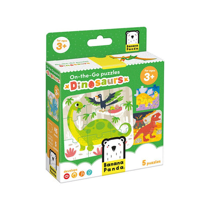 Banana Panda On-the-Go Dinosaur Puzzle - Toby Tiger