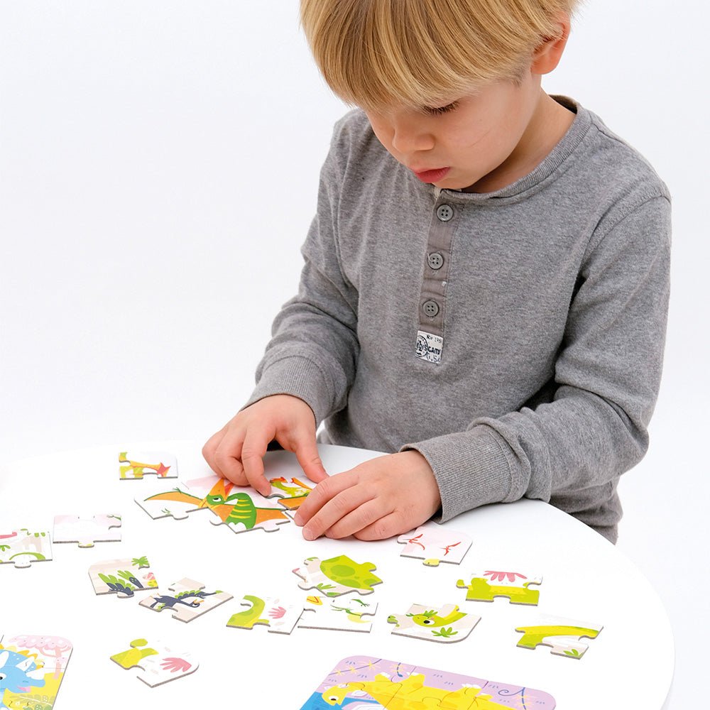 Banana Panda On-the-Go Dinosaur Puzzle - Toby Tiger