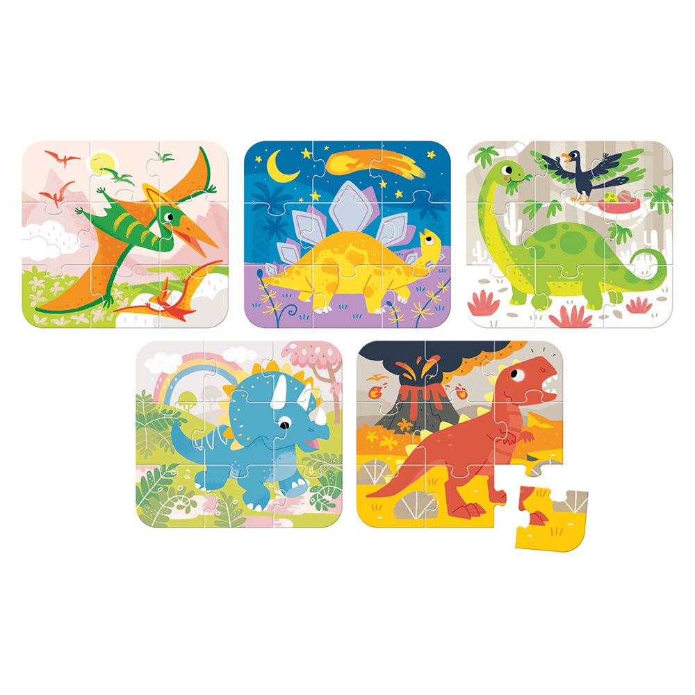 Banana Panda On-the-Go Dinosaur Puzzle - Toby Tiger
