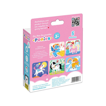 Banana Panda On-the-Go Puzzles Ponies - Toby Tiger