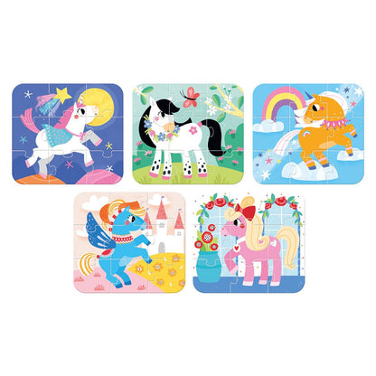 Banana Panda On-the-Go Puzzles Ponies - Toby Tiger