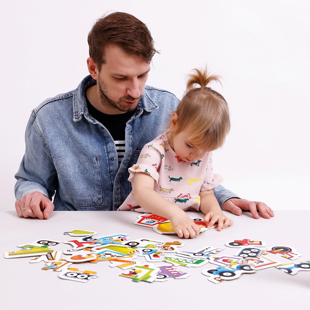 Banana Panda Progressive Puzzles Vehicles - Toby Tiger