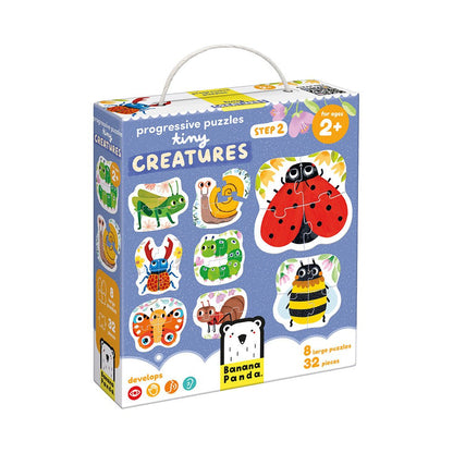 Banana Panda Progressive Puzzles Tiny Creatures - Toby Tiger
